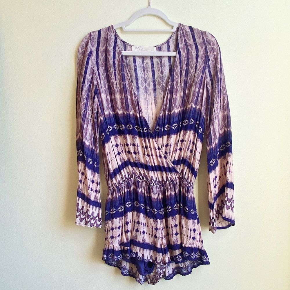 Vintage Havana- Purple Boho Romper
